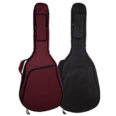 China Custom High Quality Waterproof 12mm Black Coffee Beige Bring A Pillow Guitar Bag for sale