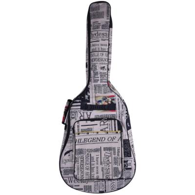 China Double shoulder/waterproof classic single shoulder guitar bag/hand-held logo 600D Oxford cloth wholesale custom sponge for sale