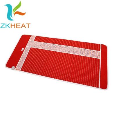 China body massage mat infrared amethyst fir pemf ion crystal heating mat for sale