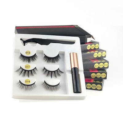 China Natural Soft Lashes Magnetic Eye Lashes Magnetic False Eyelashes Bundle Magnetic Lashes for sale