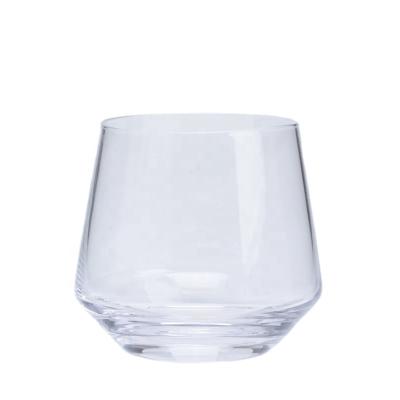 China Viable Clear Round Glass Drink Mug 400ml for sale