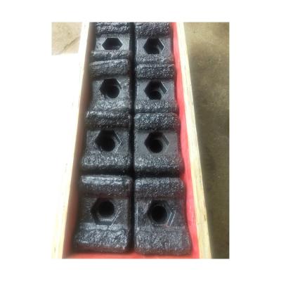 China Construction worksÂ   Cast Steel Hammer Machine Wear Parts Industrial Crusher Head for sale