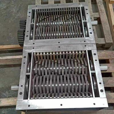 China Hotels shredder machine double shaft shredder box, shredder chamber, shredder waste plastic box for sale for sale