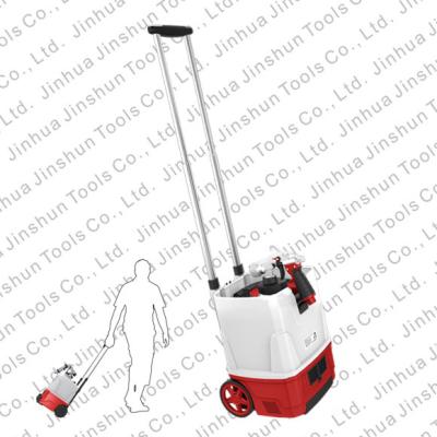 China The paint spray gun JS 2015 professional level makeup with double tube trolley for outdoor 1200W for sale