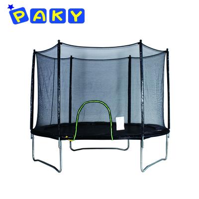 China Outdoor furniture TUV approved trampoline with protective net and safety fence and ladder all in one for sale