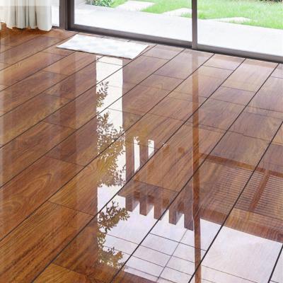 China Modern Russian Style Laminate Flooring 8mm 12mm Waterproof High Glossy Parquet Surface Glossy Laminate Flooring for sale