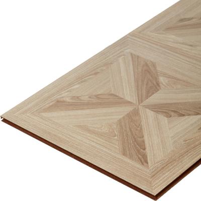 China PR-101 400mm wideth laminate flooring russian popular modern style square parquet 10mm waterproof laminate flooring 12mm for sale