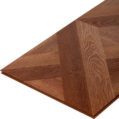 China PR-103 Modern Luxury Parquet Popular 8mm Square Waterproof Laminate Flooring 400mm*1208mm for sale