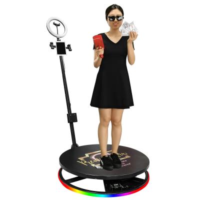 China 360 Degree Rotating Camera Photo Booth Photobooth 360 Adjustable Video Fence New 360 Rotating Auto 360 Photo Booth for sale