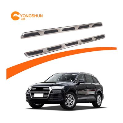 China Luxury Top Quality Wholesale Car Accessories Boards Side Step Running Board For Audi Q7 2016+ for sale