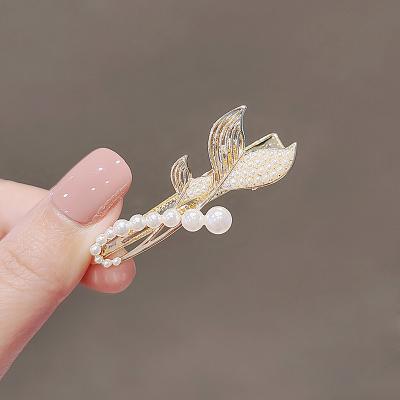 China Custom Retro Fashion Low Price 2pcs/set Pearl Hair Clip Hair Clip Hair Clip Set for sale