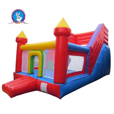 China Attractive Amusement Park Inflatable Bounce Jumper House Slide And Bouncer Combo For Kids for sale