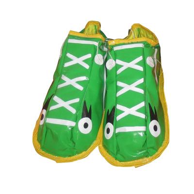 China Team Building Running Games Giant PVC Shoes Meet Adult Sports Team Building Running Games Jumping Shoes for sale