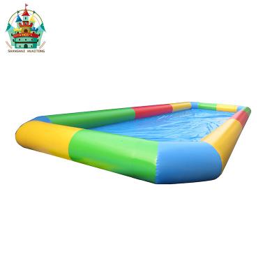 China 2019 New Amusement Park Adult / Children Type Inflatable Swimming Pool On Land for sale