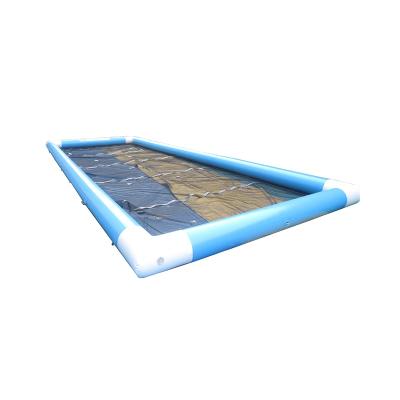 China Portable Sea Ocean Inflatable Swimming Pool Floating Protective Net Anti Jellyfish Fence Pool for sale