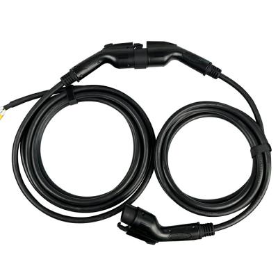 China ABS+PC 32AMP Rated (220V-240V) EV Charging Extension Cable for Electric Vehicle Charging Station Compatible with all J1772 Plugs for sale