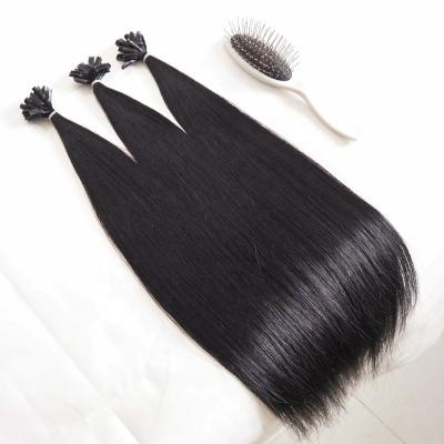 China 2020 Factory price silky straight hotsale russian remy keratin U tip wave hair for sale