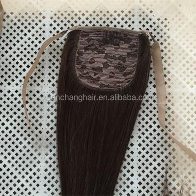 China #4 Long Silky Straight Drawstring Ponytail 80cm #4 100g for sale