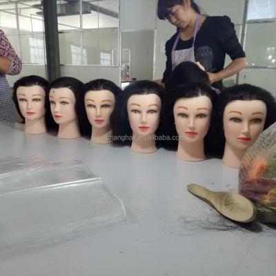 China Durable New Style Human Hairdressing Training Heads Practice Mannequin Head for sale