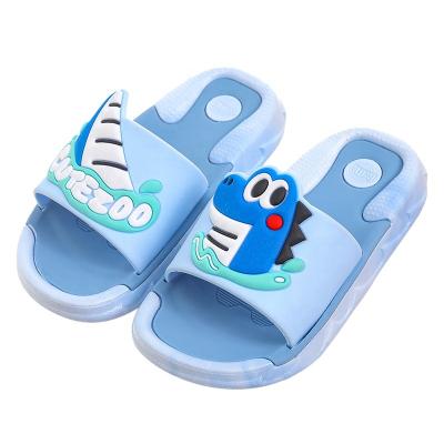 China Cute Animal Baby Boy Slippers Kids Cartoon Deodorization Dinosaur Slippers Toddler Shoes Soft Non-slip Children Sandals Fails Shoes for sale