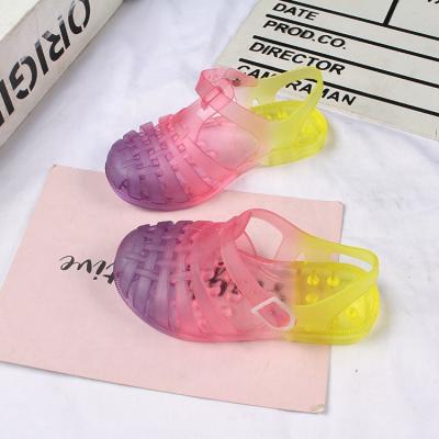 China Wholesale cheap high quality PVC Jelly Shoes For Girls unique soft non-slip deodorization candy color for sale