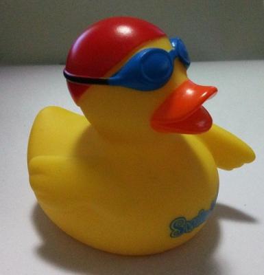 China Eco - Friendly Bath Tub Weighted Rubber Ducks Harmless For Children Shower OEM weighted Music Duck for sale