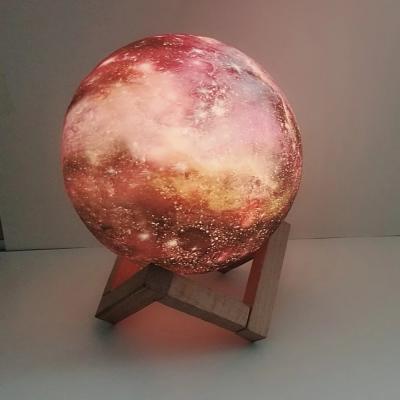 Cina lampada lunare della luna 3d di 15cm in vendita