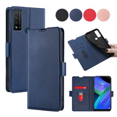 China High Quality Shockproof Leather Mobile Case For TCL 20R 5G Bremen 20AX 5G Mobile Wallet Covers for sale