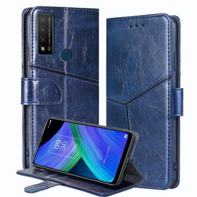 China Amazon Best Selling Shockproof Products Leather Phone Cover For TCL 20R 5G Bremen 20AX 5G Wallet Phone Accessories for sale