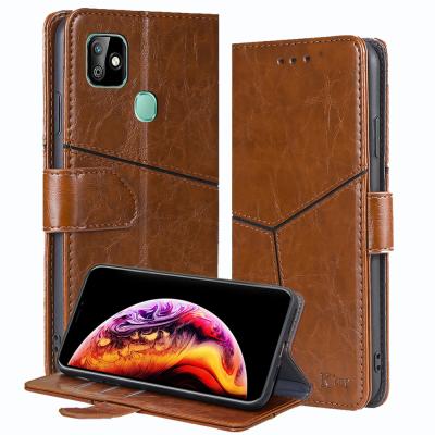 China Shockproof Custom Colors Leather Phone Case For Itel Vision1pro Infinix 7 8 9 10 Hot Lite Spark 7 6 GO For Pop 4 Wallet Cell Phone Cover for sale