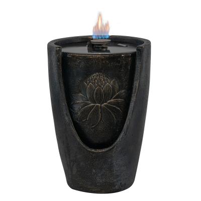 China New Release Smokeless Tabletop Stored Portable Fire Pit Patio Tabletop Propane Gas Burning Chimenea Chimney Brandhout Fogueira Mangal for sale