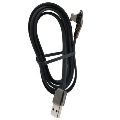 China Video Game Player 1.2m USB Data Sync Charging Flat Right Angle Cable For IOS/Android/Type C for sale