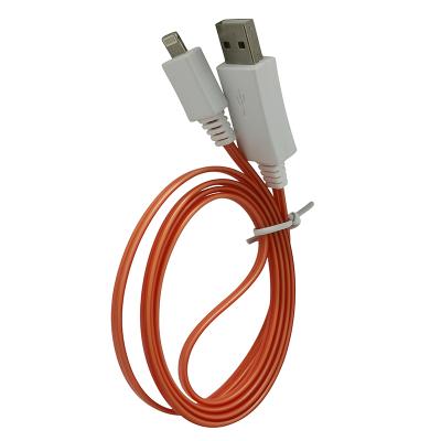 China Flat Type USB LED Charging Light Data Video Game Player Cable for sale