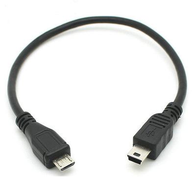 China Micro USB Male To USB Mini Male Host OTG Adapter Cable Cord CJA269 for sale