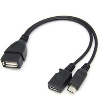 China Micro USB Host OTG Cable With USB Power For Devices Samsung / HTC / Android Nexus / LG Phones CJA268 for sale