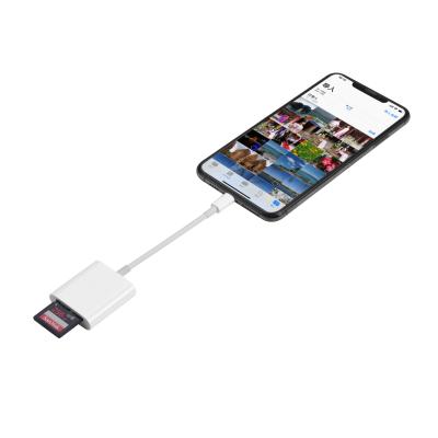 China 2in1 TF/SD Memory Card Reader for iPhone and iPad CJA213 for sale