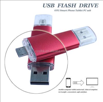 China 2in1 Dual USB OTG Stick Pen Drive for Android Smart Phone, /Tablet PC/Computer/Laptop for sale