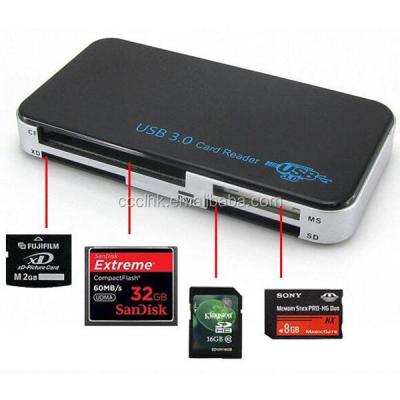 China USB 3.0 Multi Function All-in-1 Memory Card Reader With USB3.0 Charging Cable CJC2 for sale