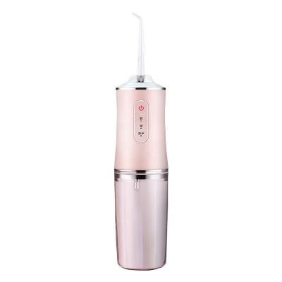 China Low Household Price Guaranteed Quality Rechargeable Water Flosser Cordless Dental Irrigator Oral Cleaner for sale