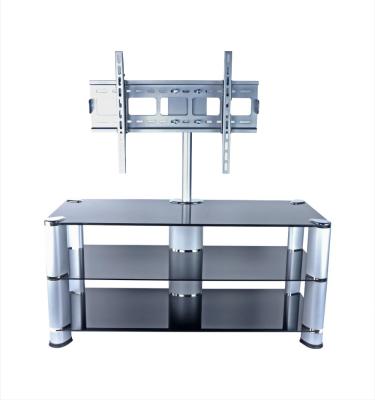 China Mordern Customize Tempered Glass Stoving Varnish TV Shelf TV Stand for sale