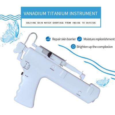 China Needless High Pressure Titanium Mesotherapy Gun Skin Rejuvenation Vanadium Non Invasive Injection for sale