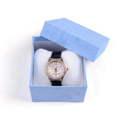 China Hot Selling Fashion Watch Box Durable Solid Color Bracelet Jewelry Square Watch Box Gift Box Eco-friendly for sale