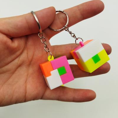 China New Style Hot Selling Main Chained Main Chain Cube Hang Decorations For Children In Puzzle Mini Puzzles Toys Speed ​​Cube for sale