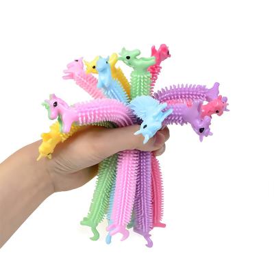 China 2022 New TPR Stress Release Anti Autism Stagger String Worm Noodle Stretcher Stress Toys TPR Stretch String Rope For Adults Stress Release 'children for sale