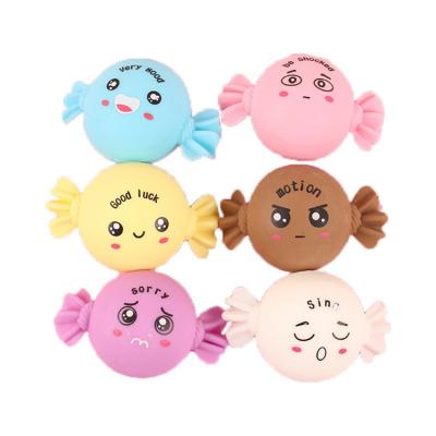 China Cute Small Candy Ball TPR Soft Animal Cute Christmas Pet Eco-friendly Glue Material Knead Decompression Toy for sale