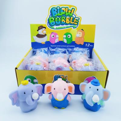 China Funny toy decompression bubble pinch bubble elephanot duck pinch cartoon duct border hot-selling animal children's toys for sale