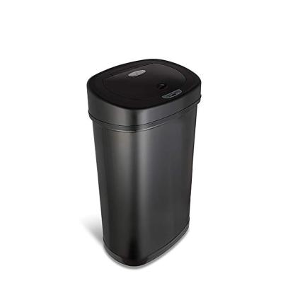 China Wholesale Smart Trash Ninestars Induction Stainless Steel 50L Sensor Viable Trash Bin Classic Trash Bin for sale