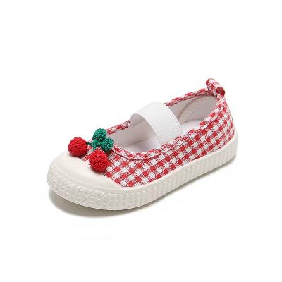 China Infant Breathable Spring Autumn Flat Shoes Kids Canvas Baby Walking Shoes Toddler Girls Sports Round Casual Sneakers Kids Shoes for sale