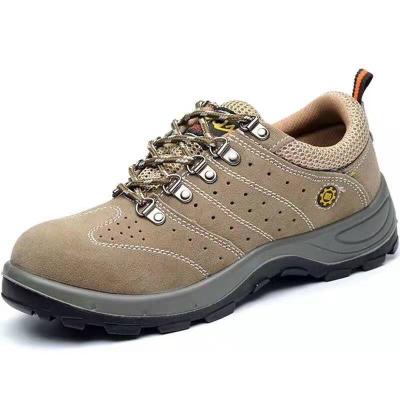 China Steel Toe Protective Footwear For Men Breathable Durable Hiking Shoes Work Safety Protective Shoes Anti Kick Anti Puncture Thick Sole for sale