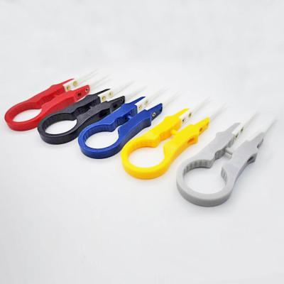 China Multifunctional Ceramic Tweezers Tip Tweezers Heat Resistant Antimagnetic Wrench Tools for sale